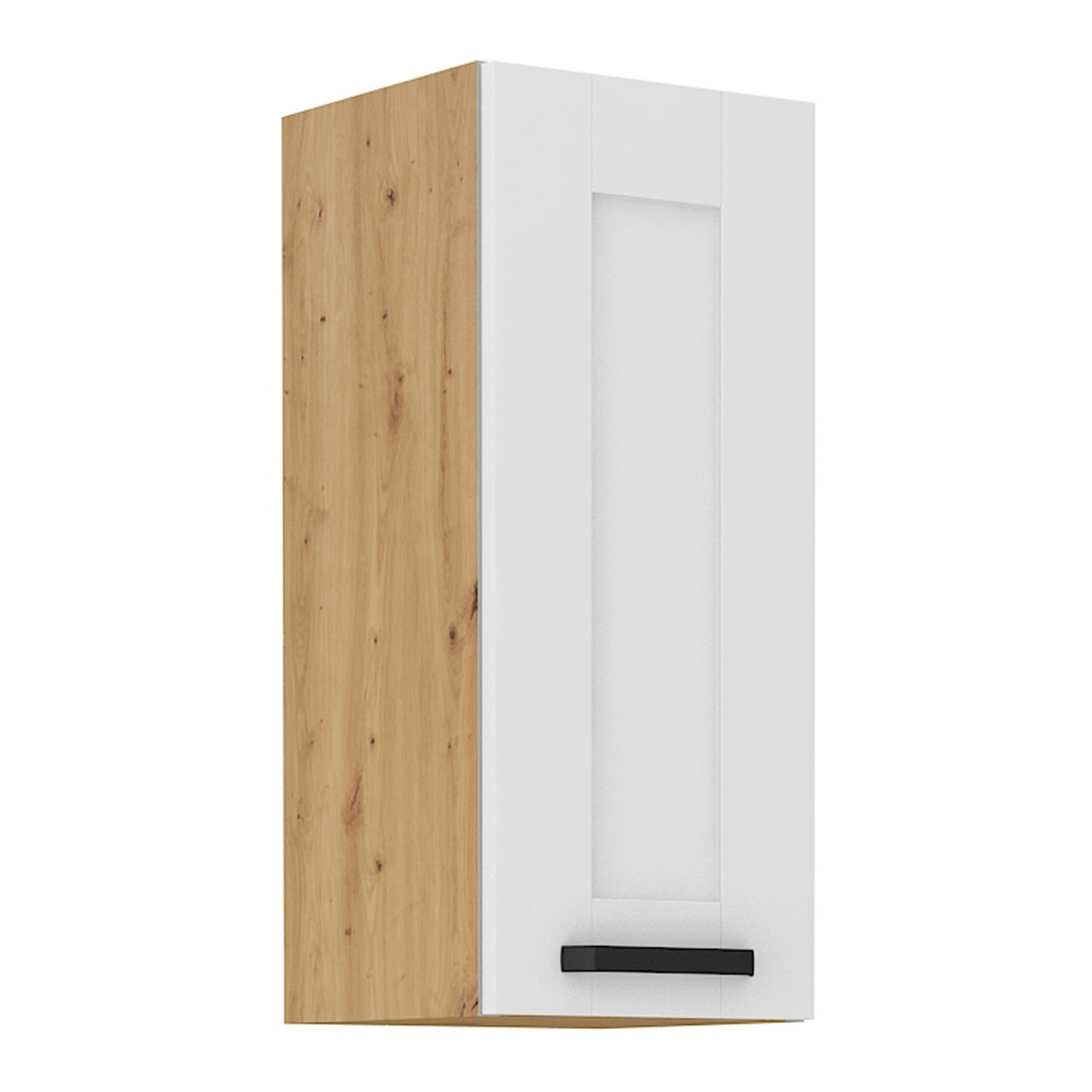 Dulap superior, alb/stejar artisan, LULA 30 G-72 1F