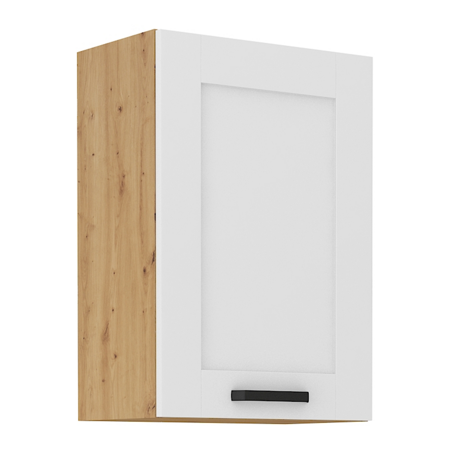 Dulap superior, alb/stejar artisan, LULA 50 G-72 1F