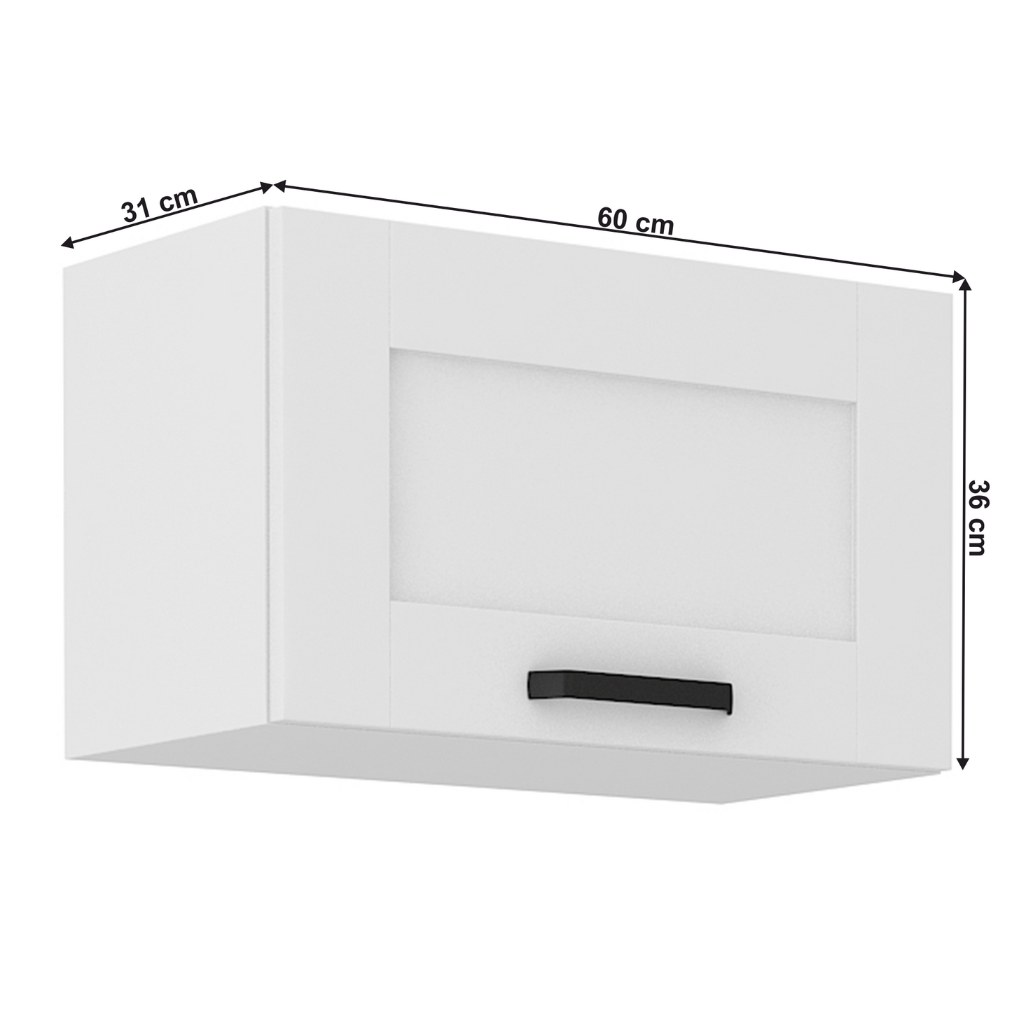 Dulap superior, alb, LULA 60 GU-36 1F