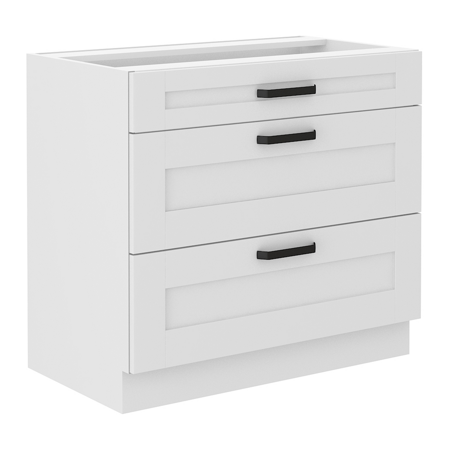 Dulap inferior, alb, LULA 80 D 3S BB