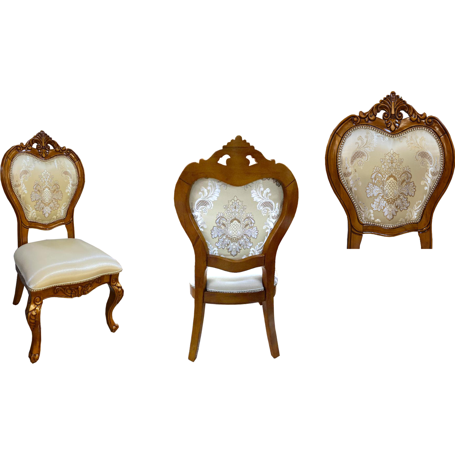 Masa cu scaune 718/ 719 bej, maro-8476