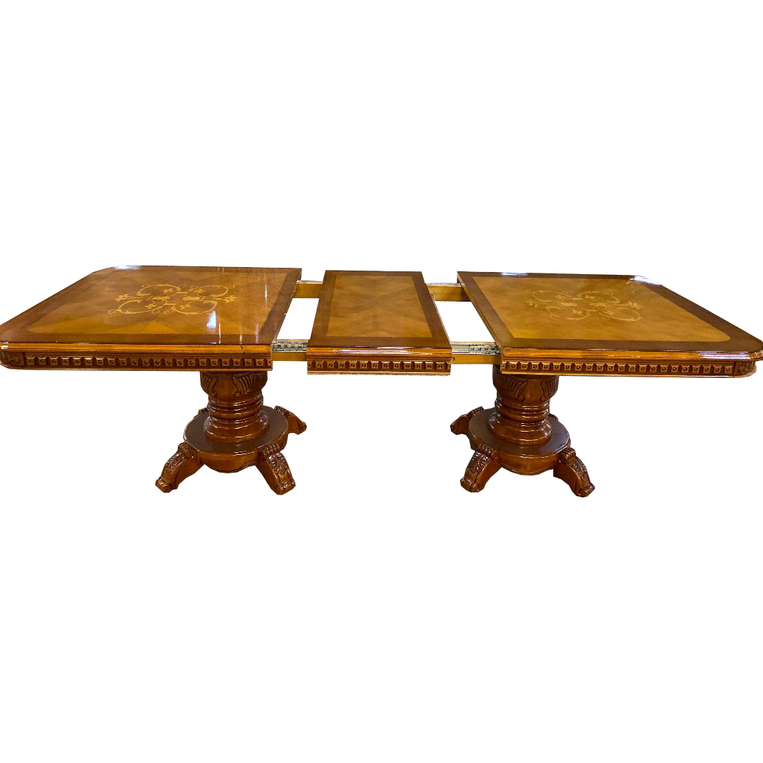 Masa cu scaune 718/ 719 bej, maro-8477