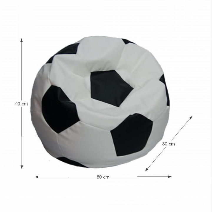 Fotoliu tip sac, piele eco, BOBEK