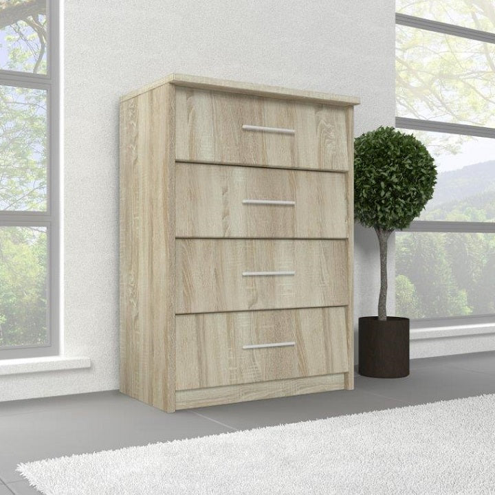 Dulap încălţăminte NNARIO TYP 1, 4 rânduri, stejar sonoma
