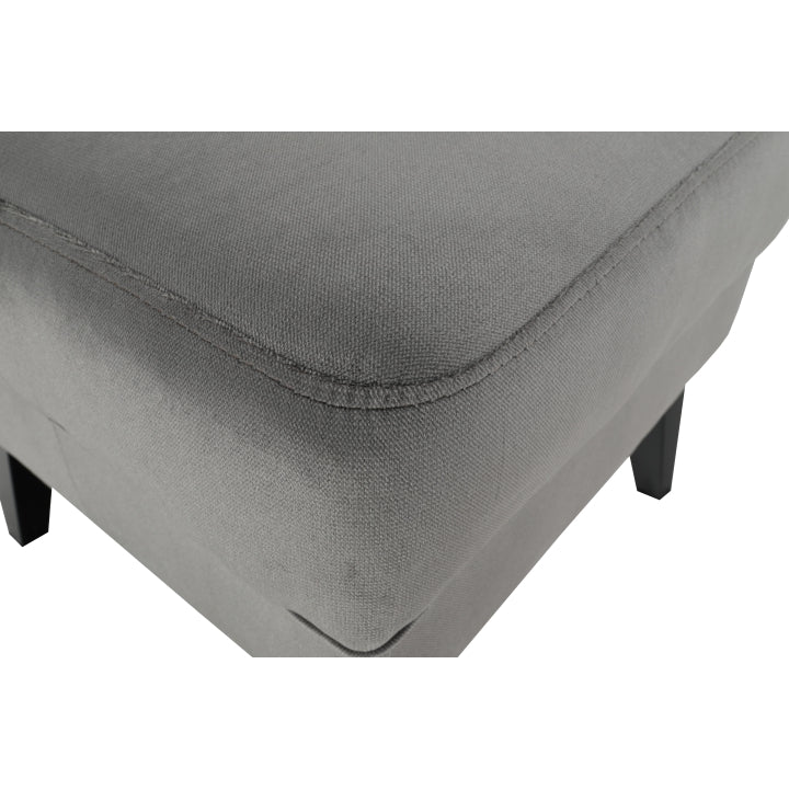 Taburet, gri deschis/negru, RODEZA