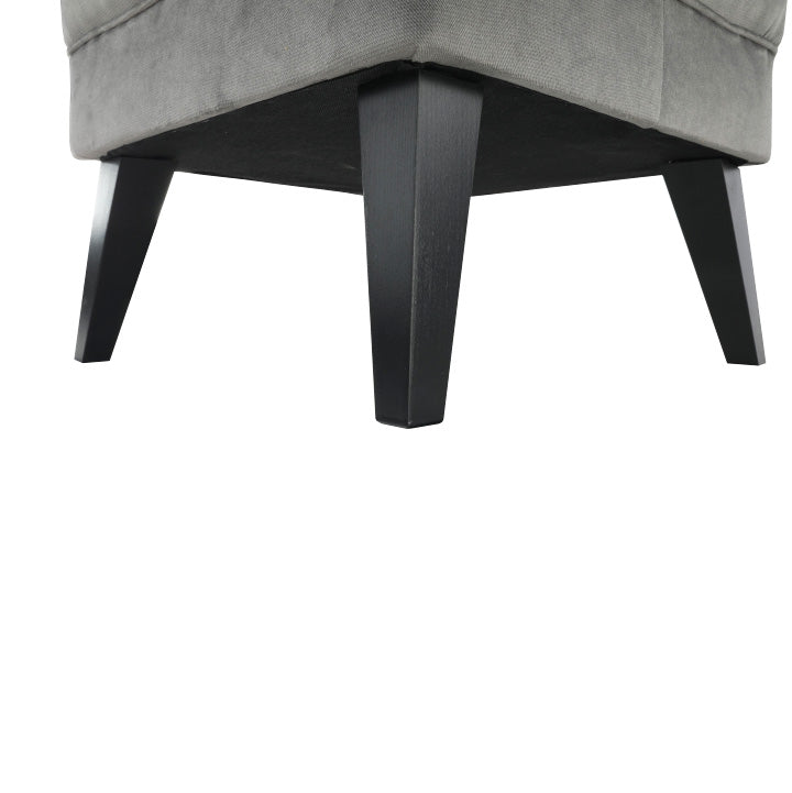 Taburet, gri deschis/negru, RODEZA