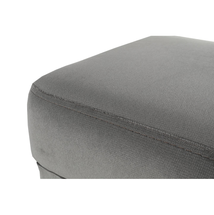 Taburet, gri deschis/negru, RODEZA