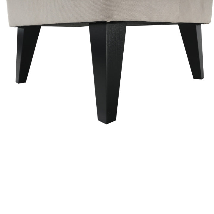 Taburet, crem/negru, RODEZA