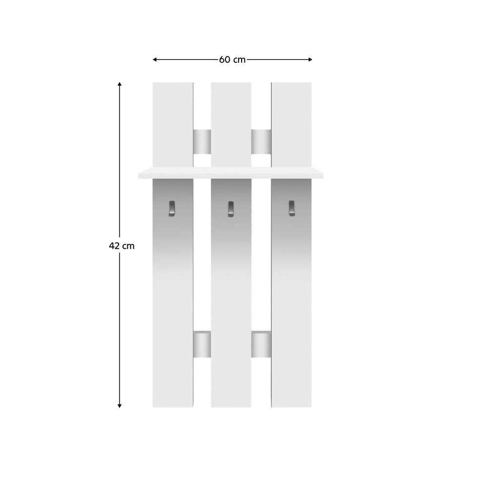 Cuier 60, alb, TOPTY TIP 39