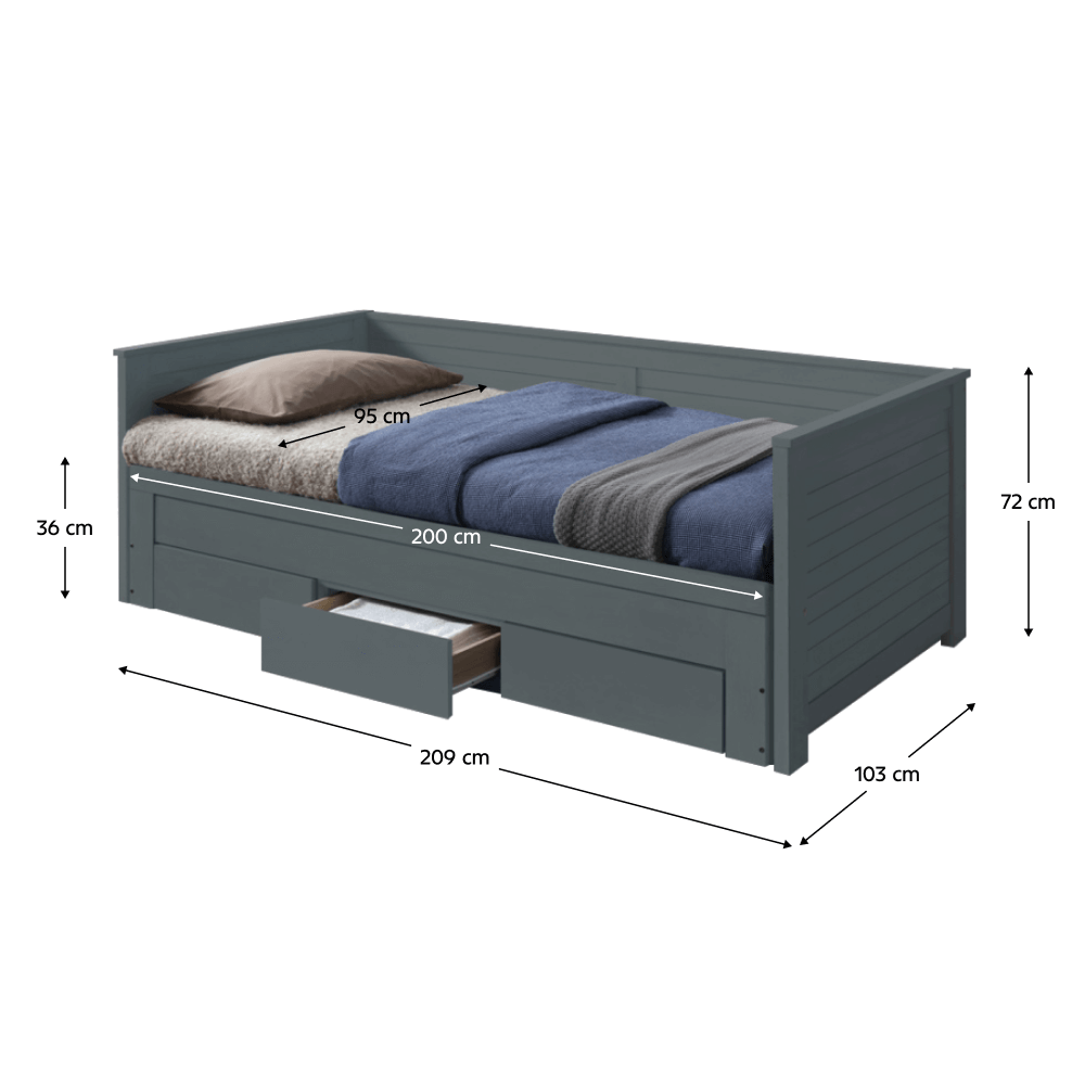 Pat demontabil, gri, GORETA