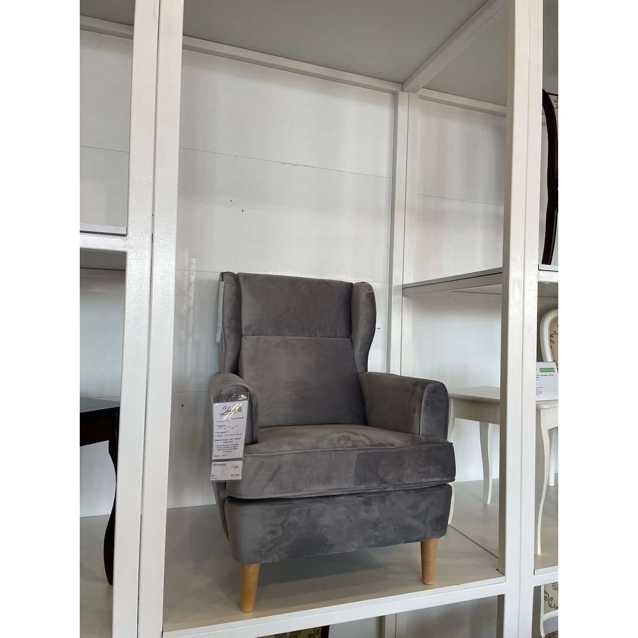 Fotoliu Dream, cadru lemn, material catifea, 80 * 95 * 101 cm