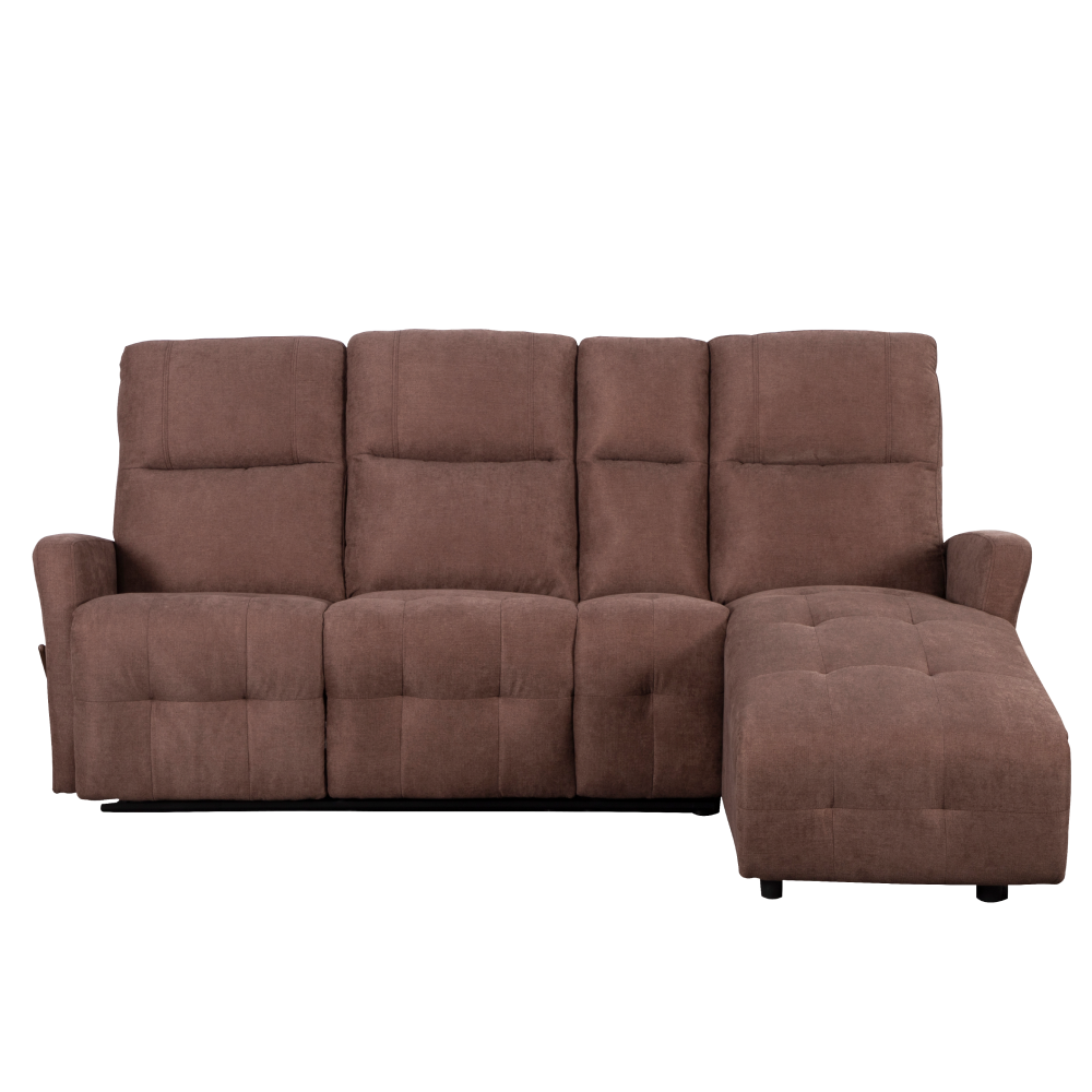 Set colţar reglabil, maro, dreapta, TROJAN ROH