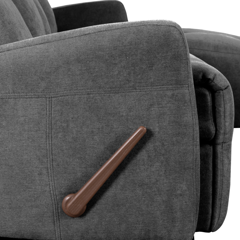 Set colţar reglabil, gri închis, dreapta, TROJAN ROH