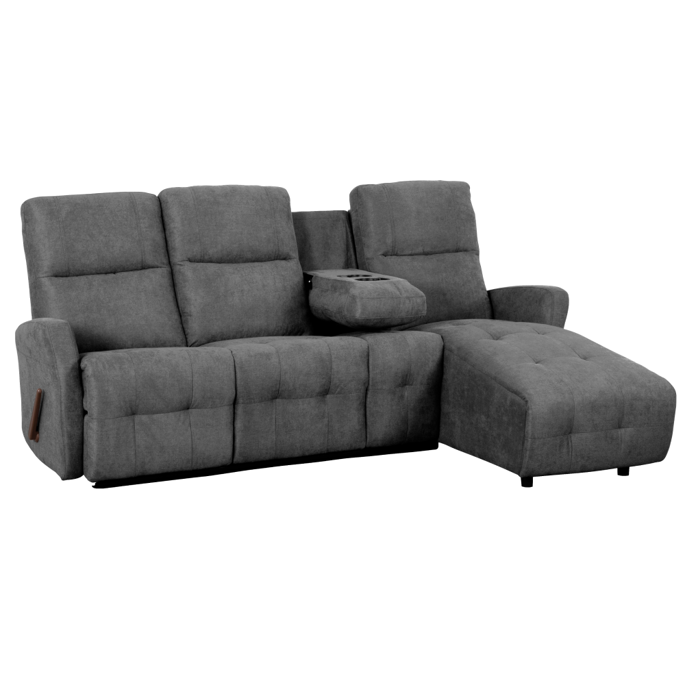 Set colţar reglabil, gri închis, dreapta, TROJAN ROH