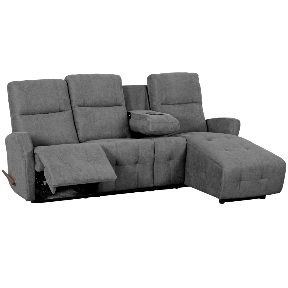 Set colţar reglabil, gri închis, dreapta, TROJAN ROH