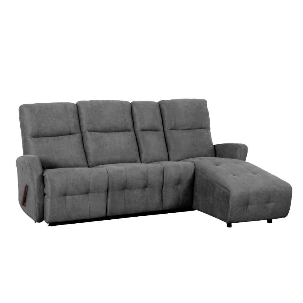 Set colţar reglabil, gri închis, dreapta, TROJAN ROH