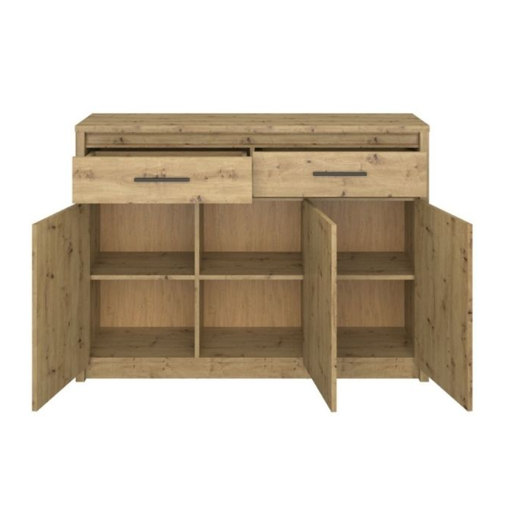 Comodă 3D2S, stejar Artisan, AIRON