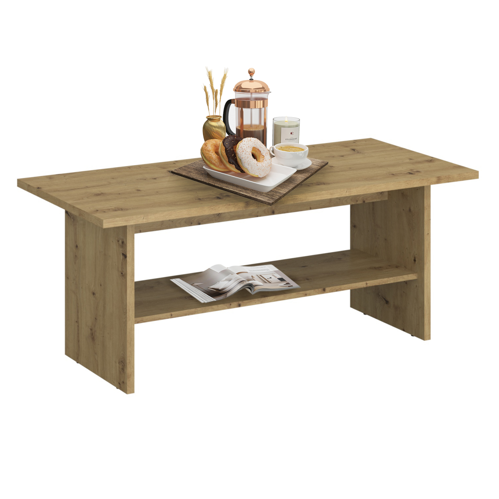 Măsuţă de cafea 120, stejar Artisan, AIRON