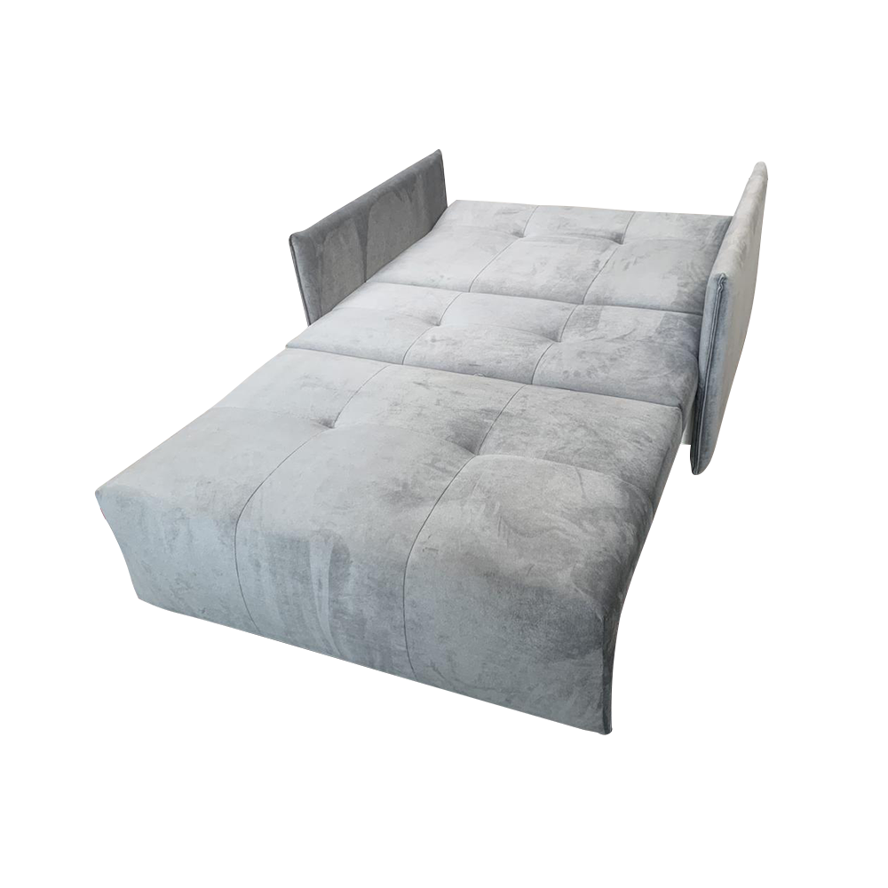 Canapea pliantă cu 2 locuri, gri deschis Riviera, ALANA