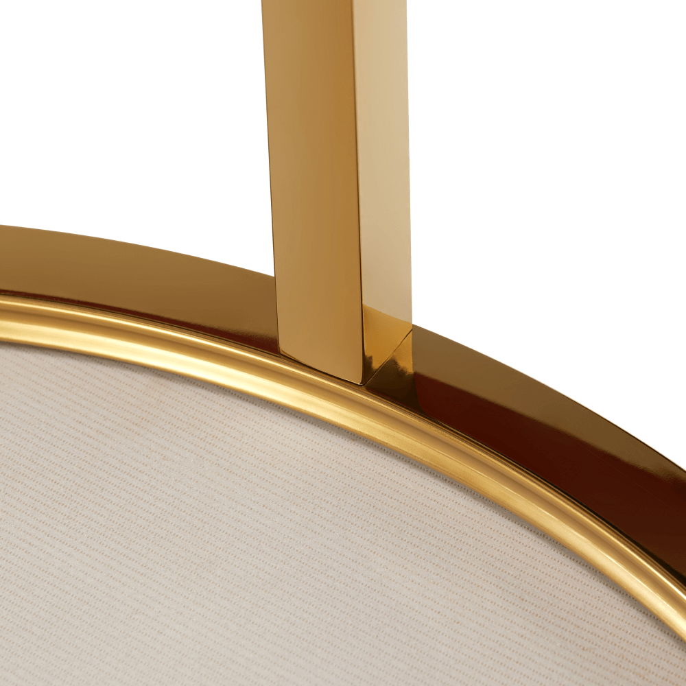 Set 2 mese de cafea, auriu/imitaţie de marmură, DEVNET 2 NEW