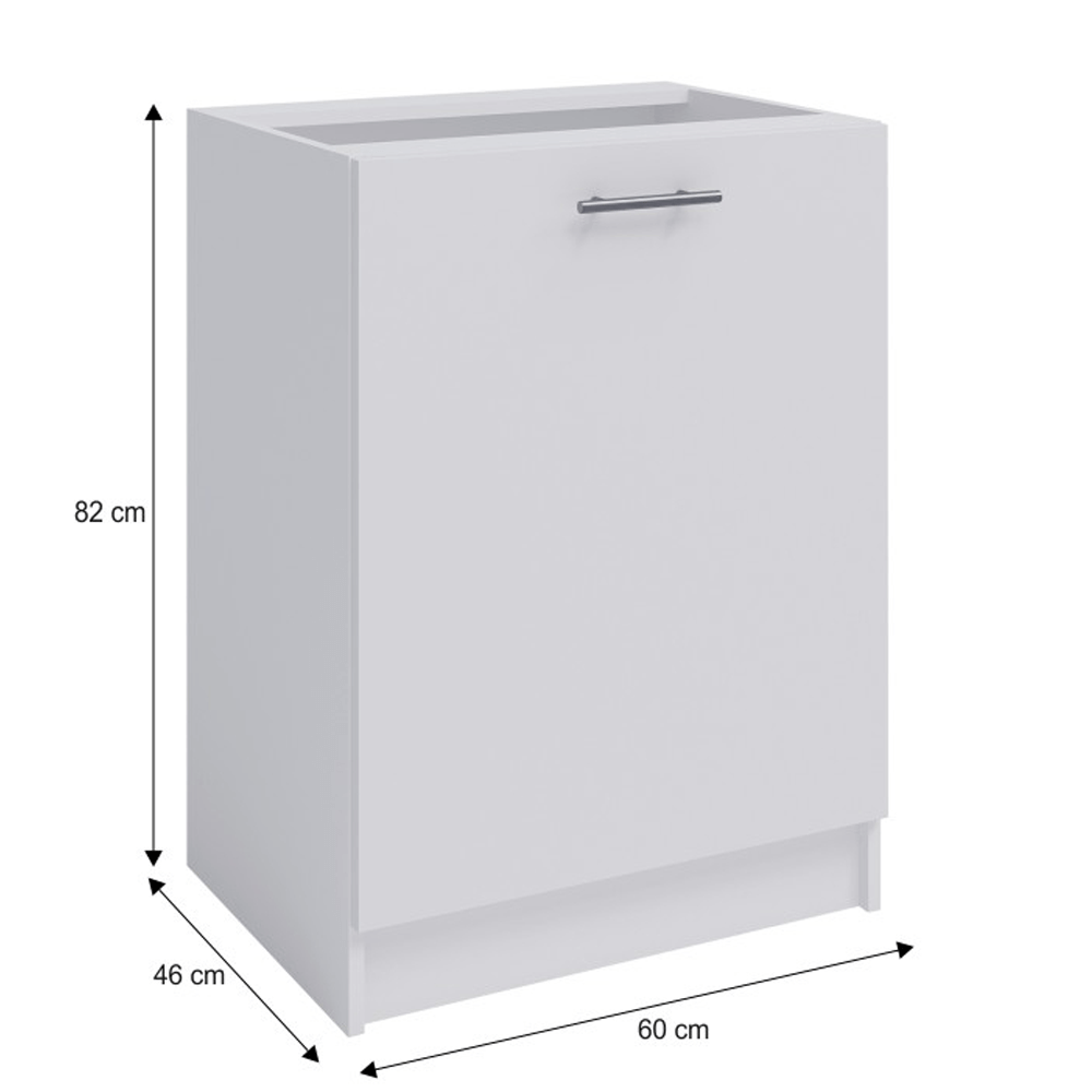 Dulap inferior, alb, FABIANA S - 60