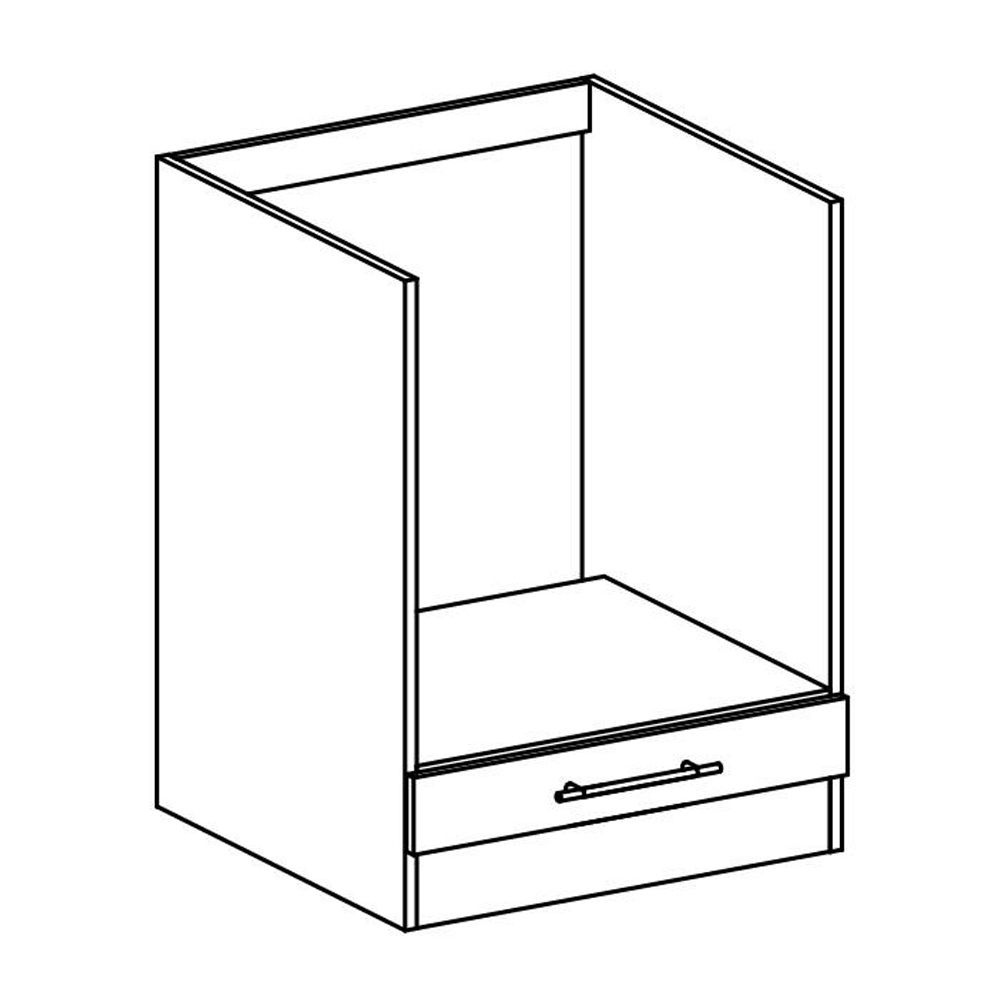 Dulap inferior, stejar sonoma/alb, FABIANA S - 60KU