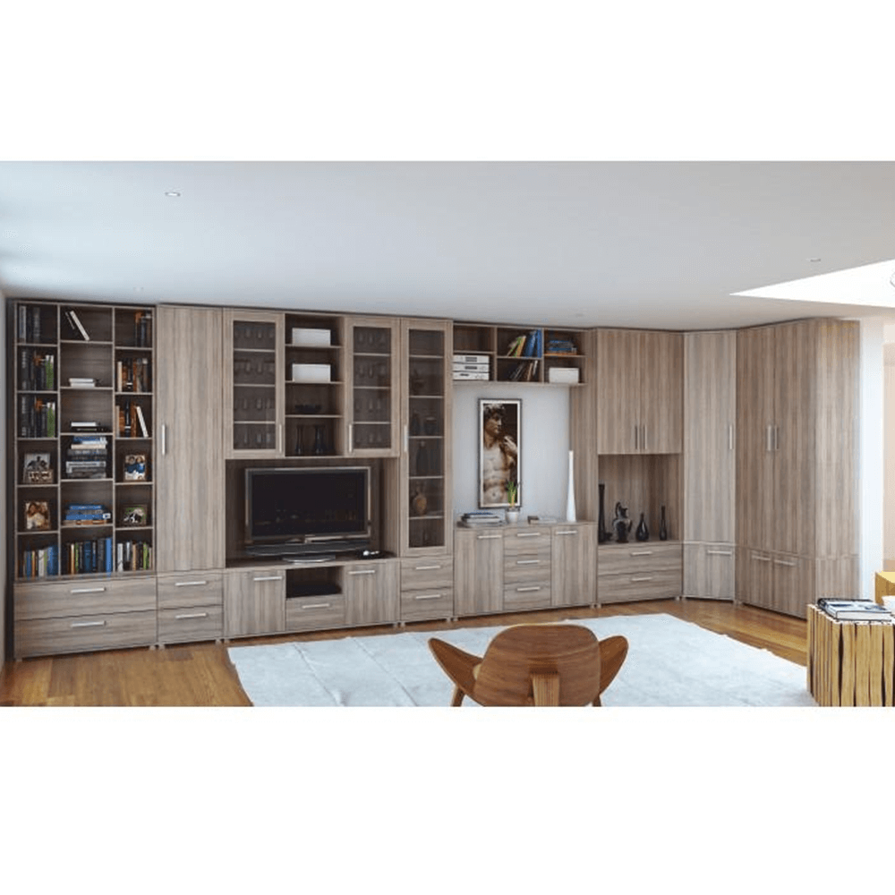 Dulap mic cu 2 sertare îngust, DTD laminat, stejar sonoma, DUNAJ TIPUL9