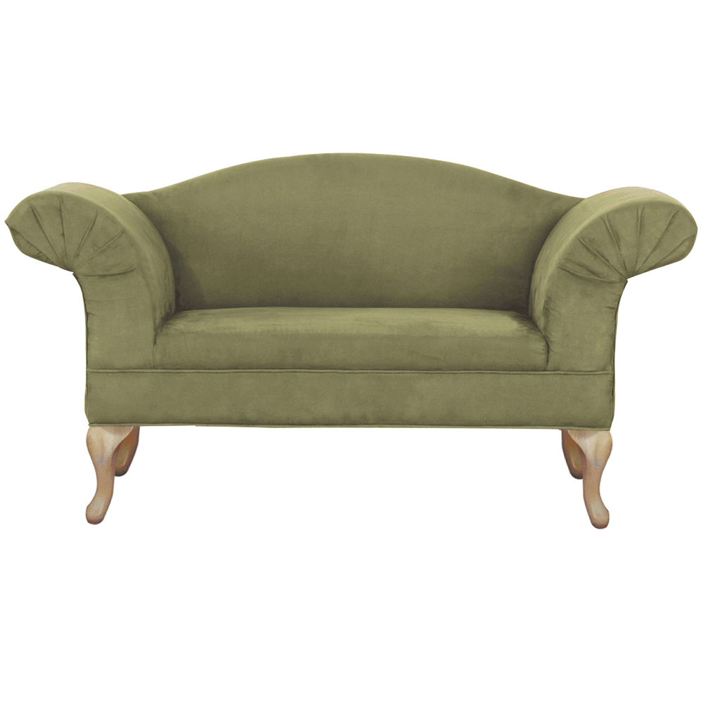 Canapea, verde/stejar, FABRICIO