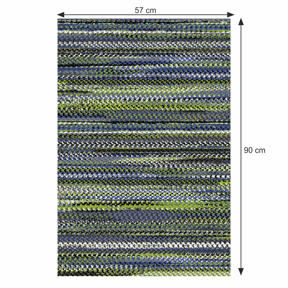 Covor, multicolor, 57x90, FETEN