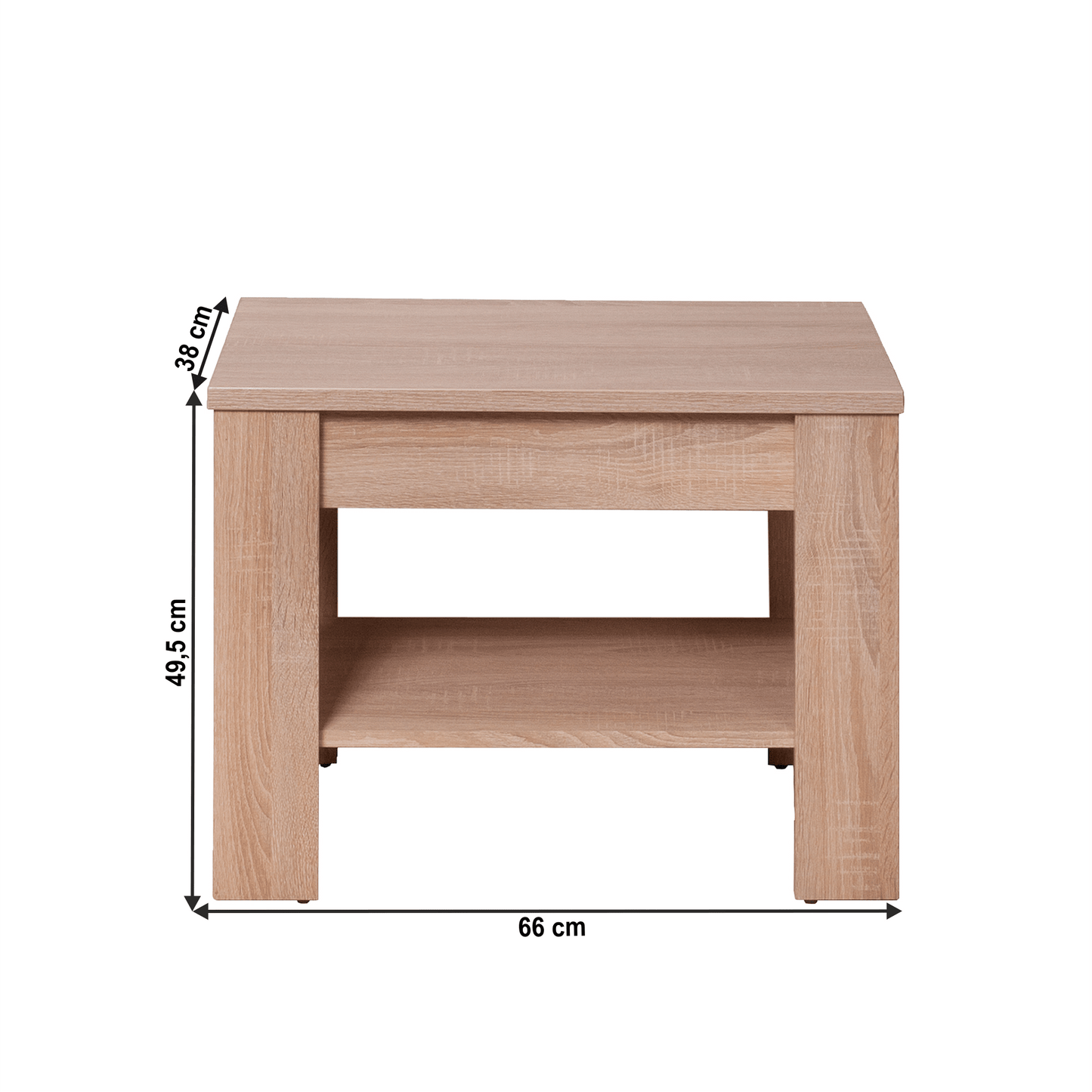 Măsuţă cafea tip 18, stejar sonoma, GRAND