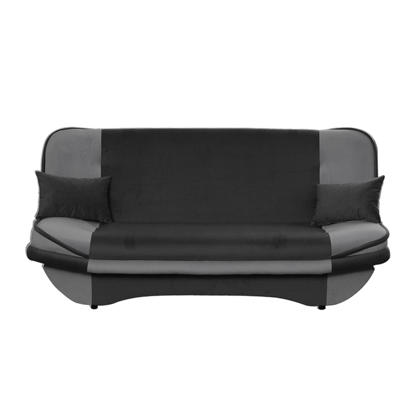 Canapea extensibilă, gri deschis/gri închis, GURU