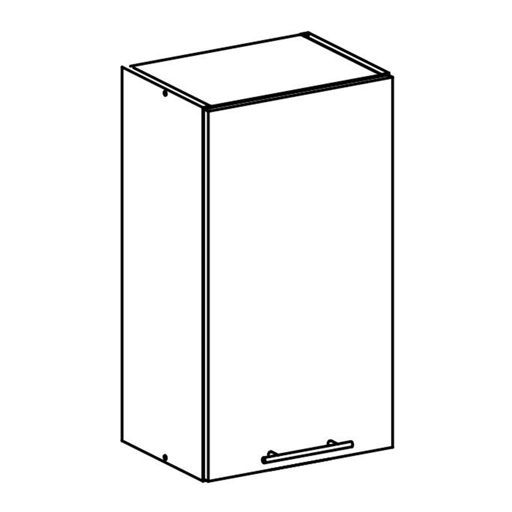 Dulap superior, stejar sonoma, FABIANA W - 40