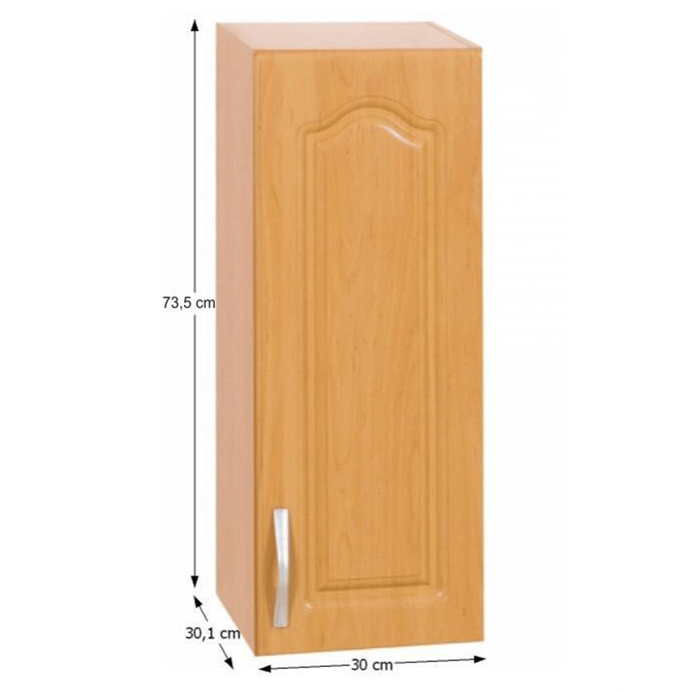 Dulap bucătărie de sus, arin, de dreapta, LORA MDF NEW KLASIK W30/736