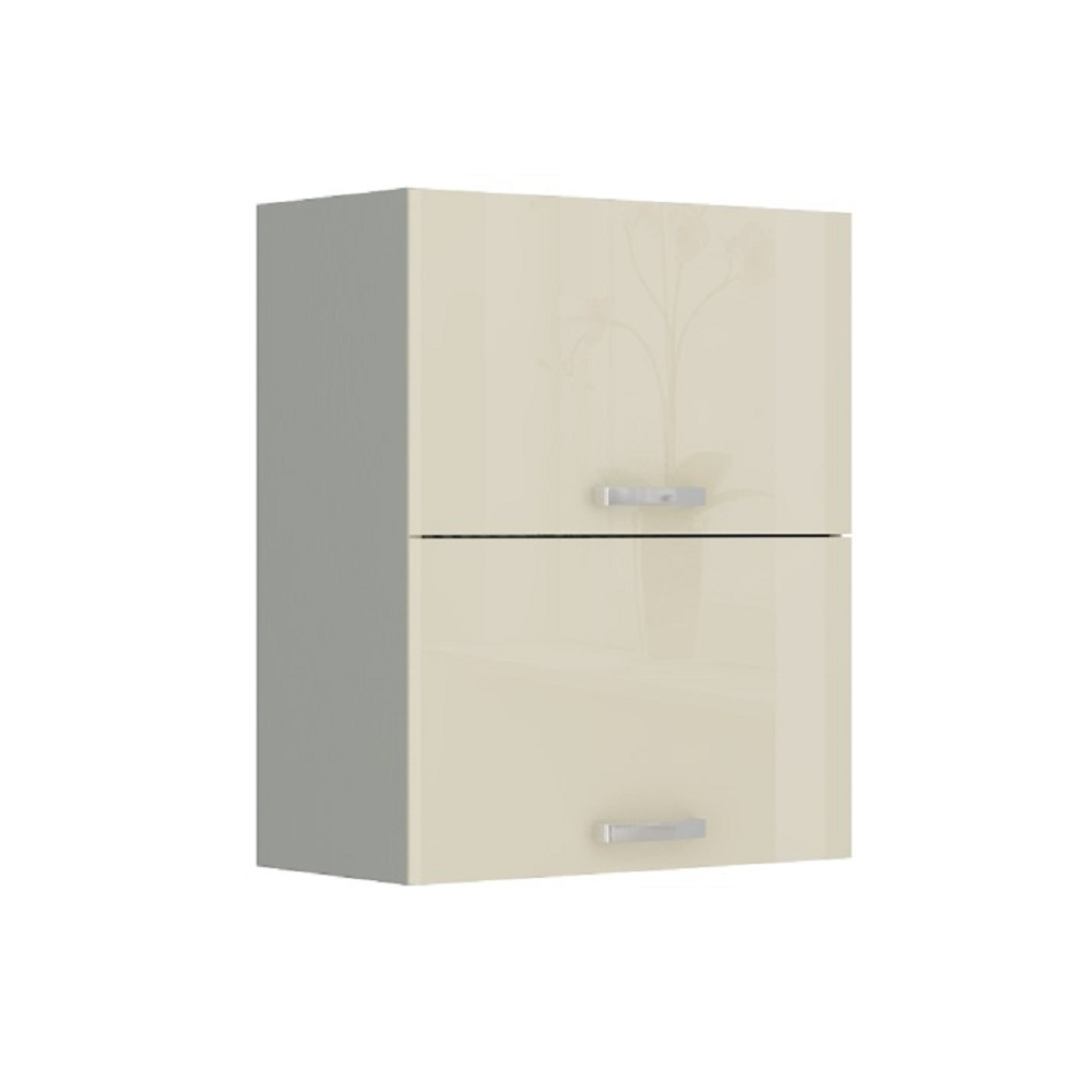 Dulap superior, crem extra lucios, PRADO 60 GU-72