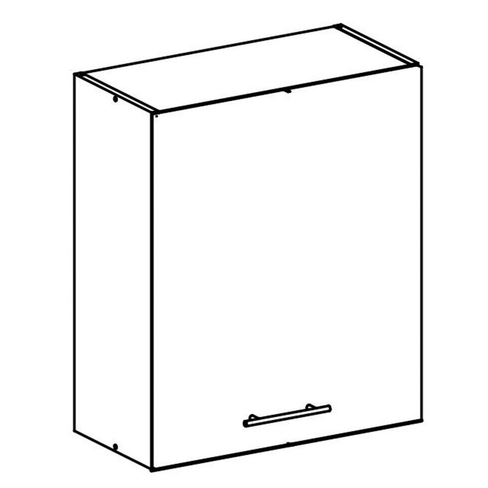 Dulap superior, alb, deschidere stânga, FABIANA W - 60