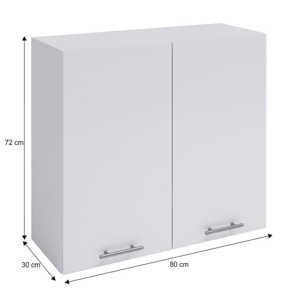 Dulap superior, alb, FABIANA W - 80