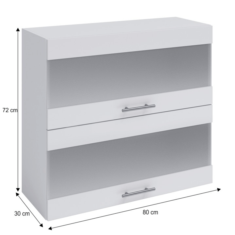 Dulap superior, alb, FABIANA W - 80K2S