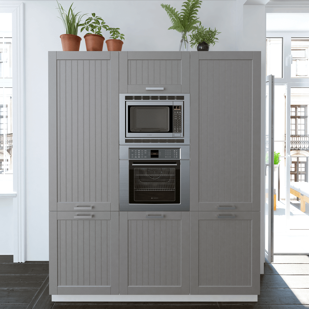 Dulap pentru produse alimentare, gri închis/alb, JULIA TYP 80