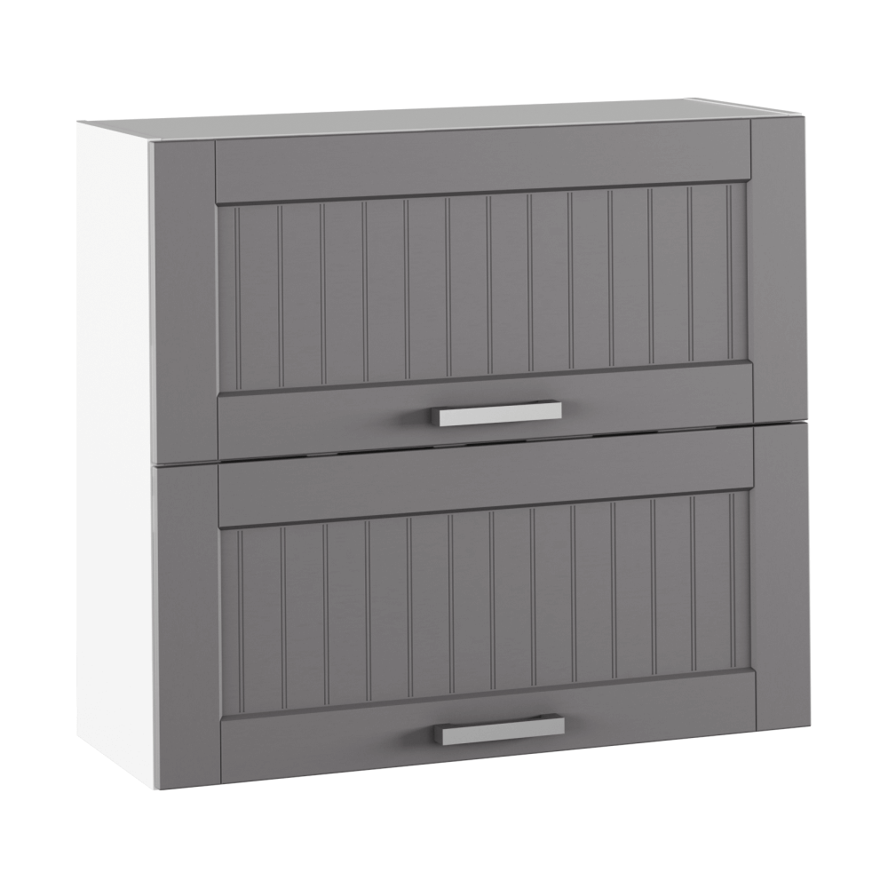 Dulap superior, gri închis/alb, JULIA TYP 12