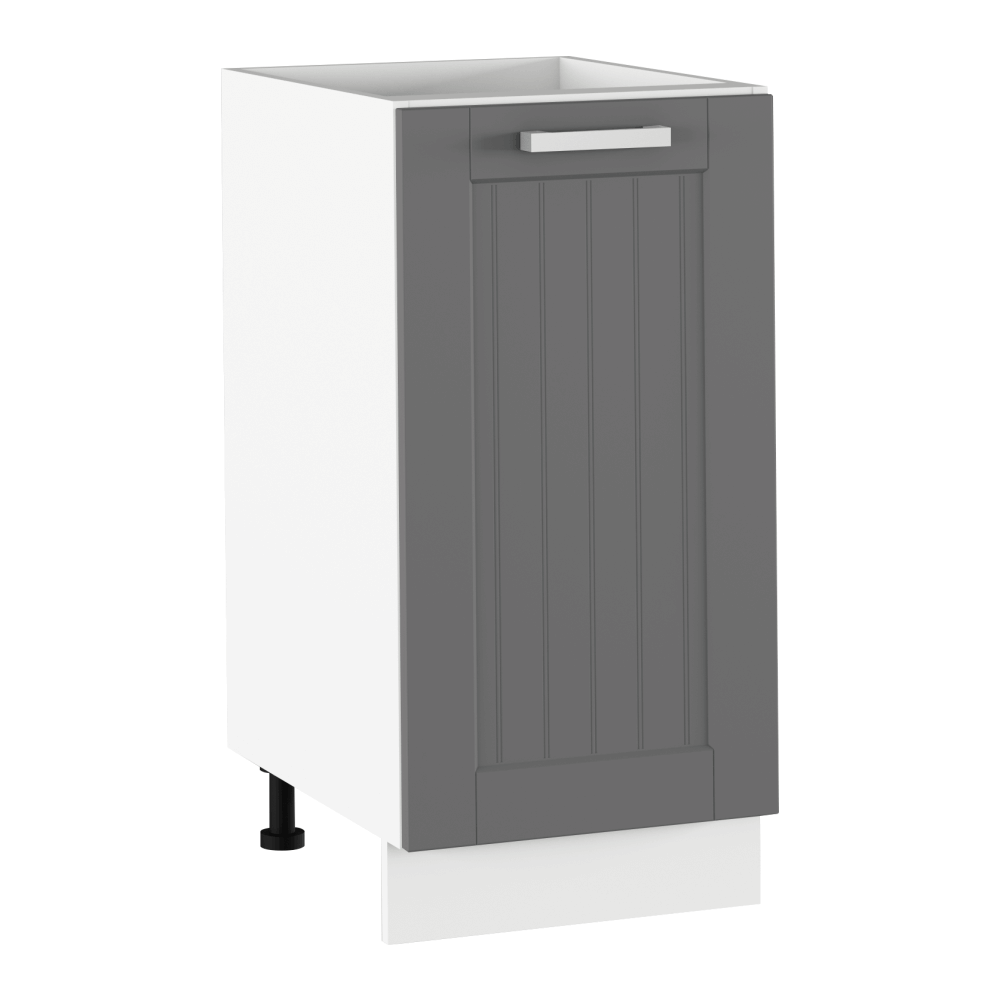 Dulap inferior, gri închis/alb, JULIA TYP 52