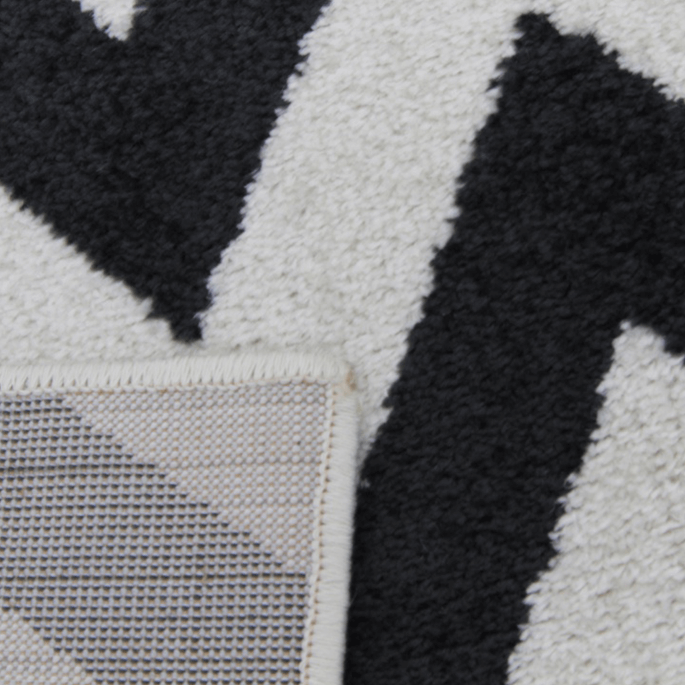 Covor, fildeş/gri închis, 133x190, ADISA