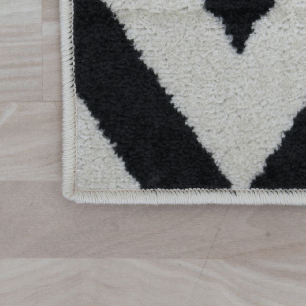 Covor, fildeş/gri închis, 200x285, ADISA