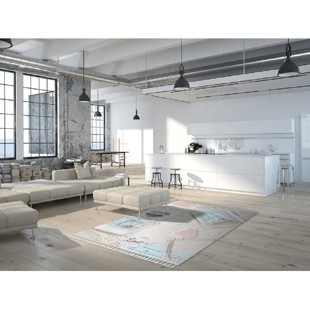 Covor, bej/vintage model, 80x150, SONIL