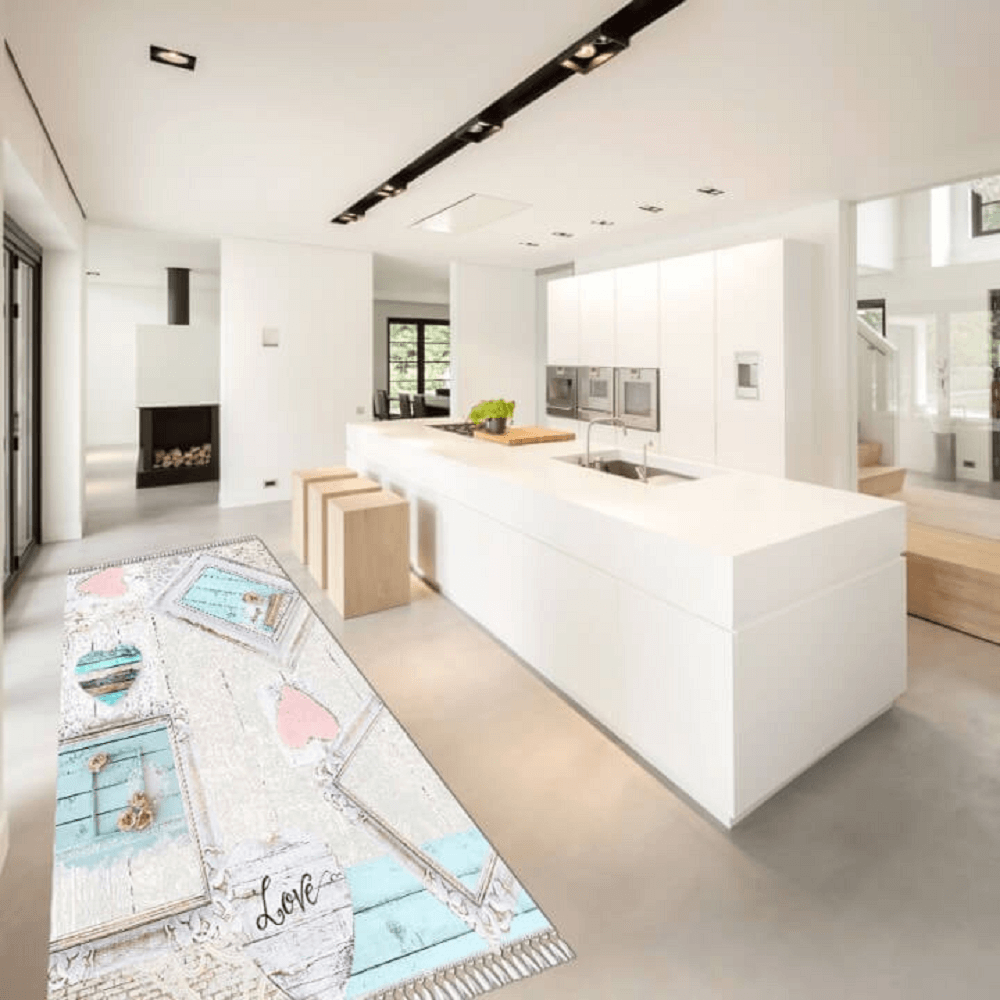 Covor, bej/vintage model, 80x150, SONIL