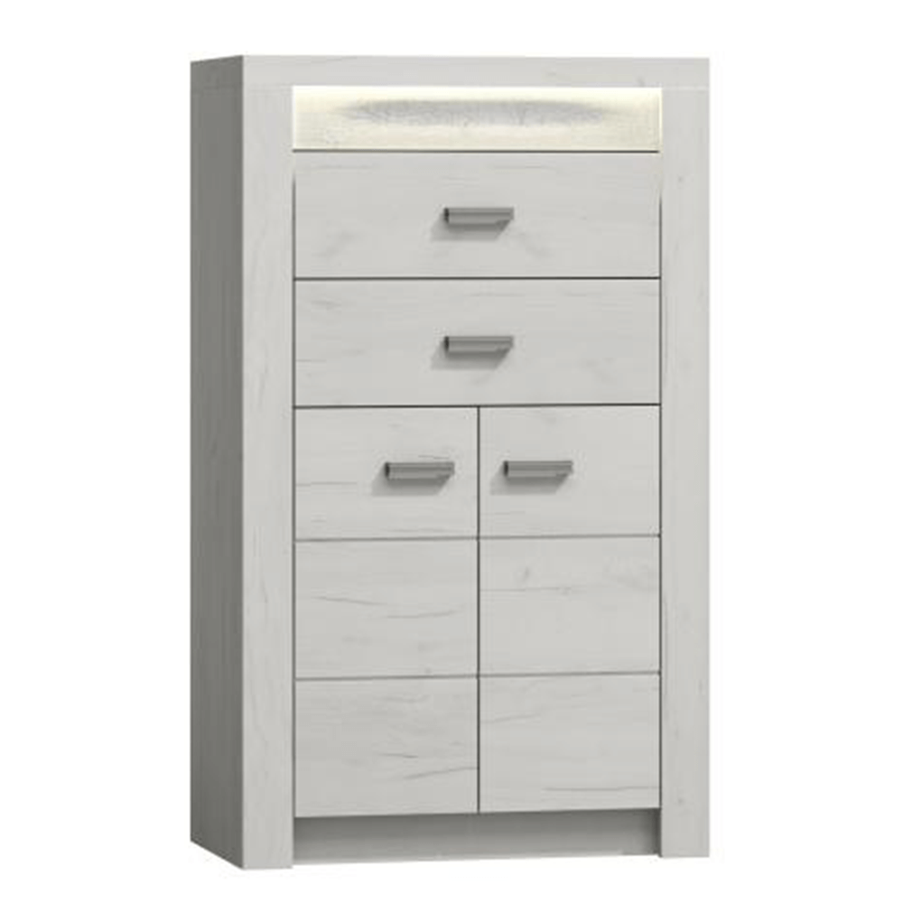 Comodă, frasin alb, INFINITY I-06