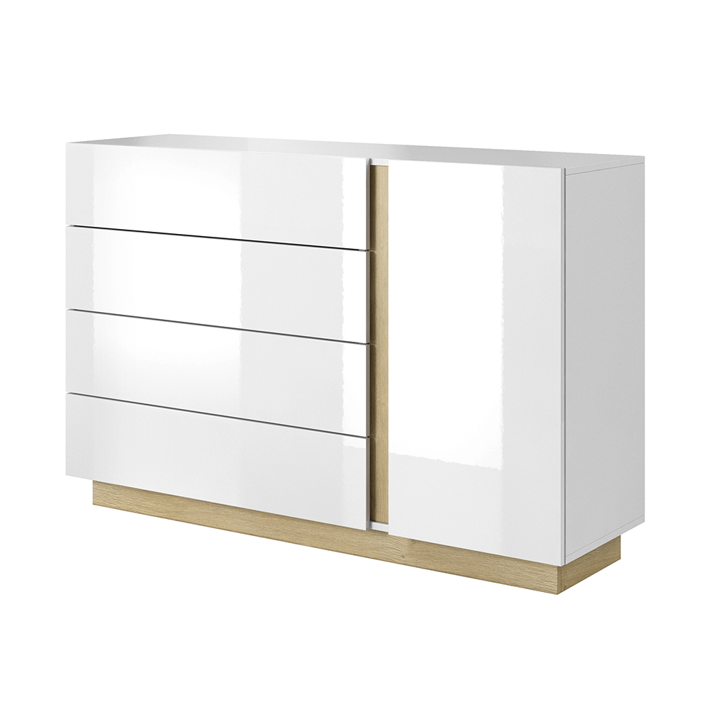 Scrin, alb/stejar grandson/luciu alb, D4S City