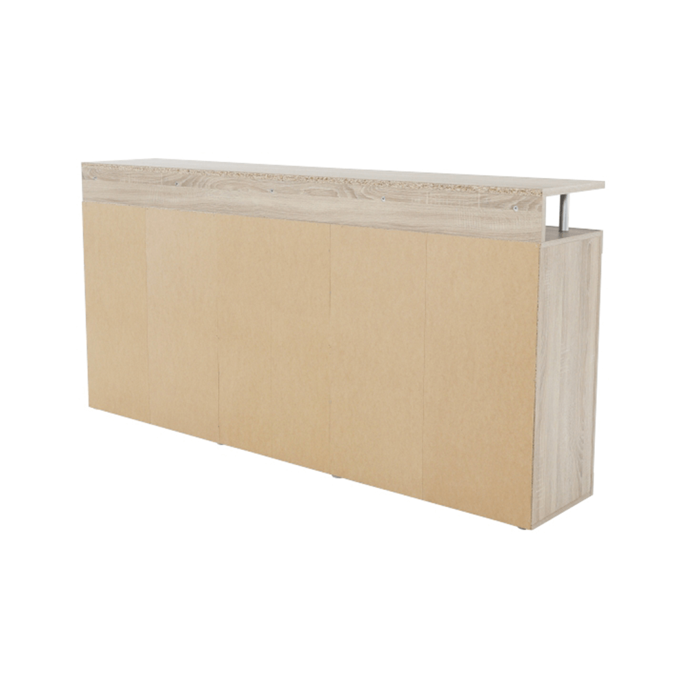 Comodă, stejar sonoma/albă, JUNO - JACHIM NEW