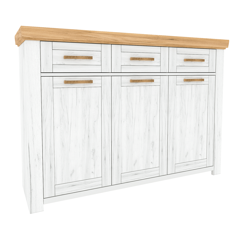 Scrin G, stejar craft auriu / stejar craft alb, SUDBURY