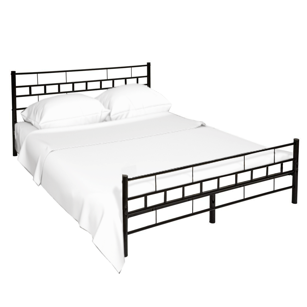 Pat, negru, 160x200, TAJGI