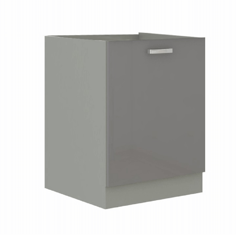 Dulap inferior, gri lucios, PRADO 60 D 1F ZB